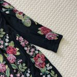 Johnny Was $585 NWT  Embroidery Sequin Floral Blazer Size L Sweater Coat Photo 8