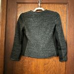 Anthropologie Bailey 44 Black Leather Trim Tweed Jacket Size 0 Photo 3