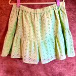 BCBGeneration Eyelet Shorts - Mint - Size L Photo 9