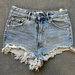 ZARA Distressed Denim Shorts Photo 0