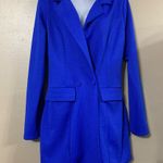 Royal Blue Blazer Romper Outfit Size M Photo 0