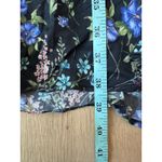 Pietro Brunelli Bella Maternity Dress Navy Floral Long Sleeve Midi Dress S Blue Photo 2