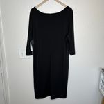 Karen Kane black faux leather accent midi dress size 3X Photo 8