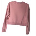 Marithé + François Girbaud Paris Pink Cropped Logo Sweatshirt Size M Size M Photo 2