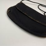 Vintage Pappagallo Purse Black Metallic Gold Crossbody‎ Photo 2