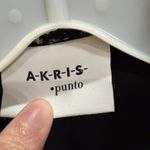 Akris Punto Deep Navy White Black Tweed Mock Double-Breasted Blazer Size 4 Photo 3