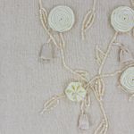 Banana Republic  Sweater Vest Womens S Yellow Wool Angora Blend Flower Detail‎ Photo 2