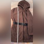 Fabletics Ginger Fleece Teddy Coat with a Hood in Cocoa Photo 6