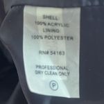 Calvin Klein Jacket Womens Size 6 Black White Tweed Bouclé Single-Breasted Lapel Photo 4