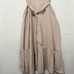 A New Day Taupe Sleeveless Maxi Dress Photo 1