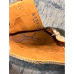 Zodiac  green chunky heels boots suede size 7.5 Photo 6