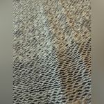 Talbots Polka Dot Scarf Metallic Accents Acrylic Wool Blend Made In Italy Photo 2