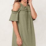 LC Lauren Conrad  Ruffle Cold-Shoulder Dress Photo 2
