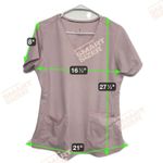 Vera Bradley Scrub Top Pink V-Neck Utility Pockets Size S Photo 3