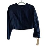 Pendleton Vintage  Navy Blue Wool Cropped Pea Coat Jacket Blazer Size 14 Photo 0