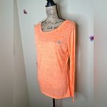 Adidas  Lightweight Heathered Orange Top Photo 4