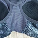 Moving Comfort  Black and Gray Patterned Sports Bra Photo 4