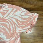 Wonderly Women's Short Sleeve Baby Doll Terry Dress Ladies 1X Pink White Zebra Swirl NEW Photo 1