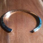 "Dare to be Yourself" Inspirational Cuff Bracelet Photo 5