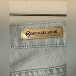 Michael Kors  Light Wash Blue Flared Jeans Raw Hem Boot Cut Size 2 Photo 3