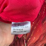 Muse Silk & Metallic Floral Bohemian Long Photo 4