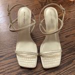 Marc Fisher  Gold Metallic Padre Pump Sandal Sz 10 M - NWOT Photo 1