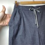 Massimo Dutti Straight Leg Houndstooth Pull-On Trouser Pants Grey/Black Sz 4 Photo 4