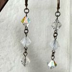 Swarovski clear crystal drop earrings Photo 4