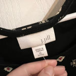 FINAL PRICE J. Jill Geometric Print Jersey Knit Shirt Dress with Pockets Black Size undefined Photo 5