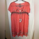 Johnny Was New NWT  EDDA DRESS Pink Embroidered Photo 1