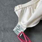 Vintage Sears Half Slip Medium Tall Fortel Modesty Panel White Pillow Tab 70s Photo 1