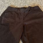 The Limited  Dark Brown Suede Look Dress Pants Photo 1