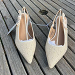 A New Day Nwt Women's Milan Slingback Heels - size 8.5 pearl wedding guest Photo 0