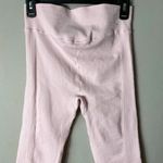 FP Movement Free People Women's M/L Ribbed Stretch Workout Leggings Baby Pink Size undefined Photo 9