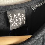 Saks 5th Avenue Saks Fifth Avenue Black Sleeveless Pleated Knee Length Shift Dress Size 10 Photo 6