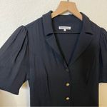 Reformation  Randi Dress Gold Buttons Collared Mini Dress Womens Size 2 Photo 7