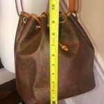 ETRO Milano Red Paisley Vachetta Leather Drawstring Bucket Shoulder Bag Photo 12