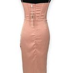Oh Polly | NWT | US 6 | Tenderness Draped Skirt Corset Midi Dress in Blush Photo 1