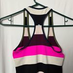 Lululemon Cool Racerback Pow Stripe Raspberry Glo Light / Inkwell Size XS Photo 6