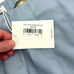 Aureum Sky Blue Vegan Leather Pleated Skirt Size Large Photo 8