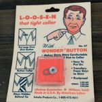 Wonder Button Collar Extender by Schafer Products Co USA Vintage Silver Photo 0