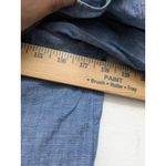 J.Crew  Women's Top Off The Shoulder Tie Neck Top Boxy 3/4 Sleeve Blue Size 4 Photo 9