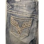 Vigoss Y2K  Women's Blue Denim Embellished Pockets Ripped‎ Distressed Jeans 9/10 Photo 4