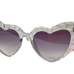 Betsey Johnson Crystal Clear Heart Sunglasses, Clear Photo 2