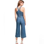 Pilcro and the Letterpress by Anthropologie Femme Denim Jumpsuit Romper Size 8P Photo 1