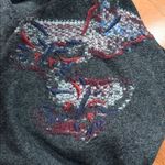 Abercrombie & Fitch  Women’s Dark Gray Butterfly Embroidery Wool Sweater Size M/L Photo 4