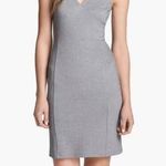 Theory  Adoxa Sleeveless V-Neck Gray Dress Photo 0