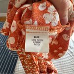 Hello Molly  Meaning Of Life Orange Floral Midi Dress Rust Small Photo 5