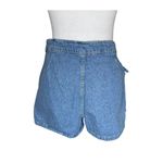 ZARA Women's Denim Wrap mini Skort Cargo Shorts Sz L Kidcore classic Photo 2
