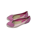 French Sole for Liberty‎ Of London Love Heart Pink Leather Flats Size 40 9.5 Photo 3